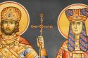 Sfinții Împărați și întocmai cu Apostolii Constantin și mama sa, Elena