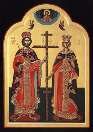 Viața Sfinților Mari Împărați, întocmai cu Apostolii, Constantin și mama sa, Elena