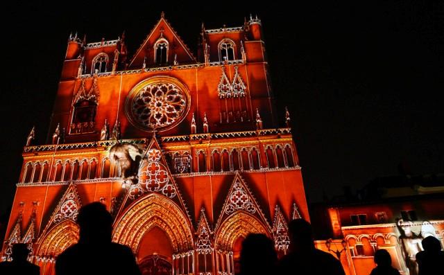 Festivalul Luminilor la Catedrala din Lyon