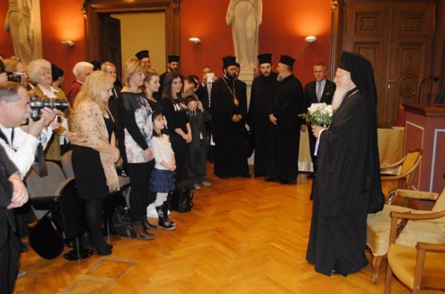 Sanctitatea Sa, Patriarhul Ecumenic Bartolomeu I, la Academia Maghiară de Ştiinţe, din Budapesta