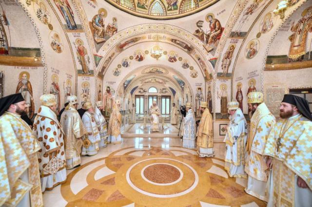 Salonul „Sfinţii Români” din cadrul Reşedinţei Patriarhale a fost sfinţit