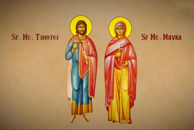 Sfinții Mucenici Timotei și Mavra ‒ drumul spre sfințenie