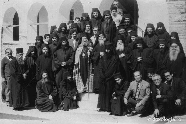 fotografie cu părintele Cleopa la Mănăstirea Grigoriu