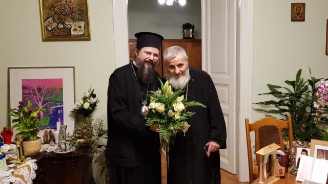 „Este un exemplu pentru noi toți”: Episcopul Macarie în vizită la PS Vasile Someșanul