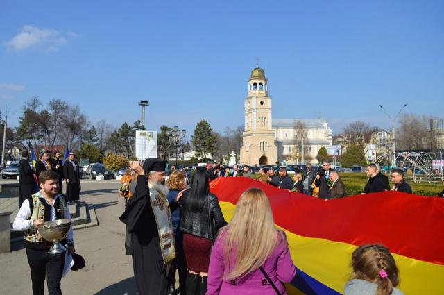 Manifestare unionistă în oraşul Bălţi