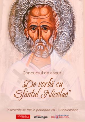 Portalul doxologia.ro organizează concursul de eseuri „De vorbă cu Sfântul Nicolae”