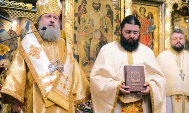 Preasfinţitul Părinte Timotei Prahoveanul a hirotonit întru preot un arhidiacon de la Mănăstirea Radu Vodă