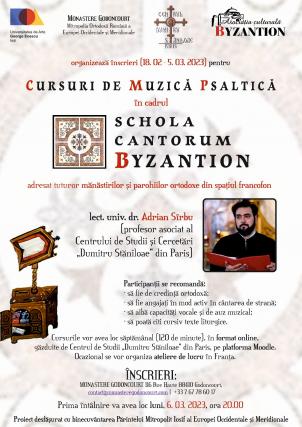 Curs online de muzică psaltică inițiat de Mănăstirea Godoncourt