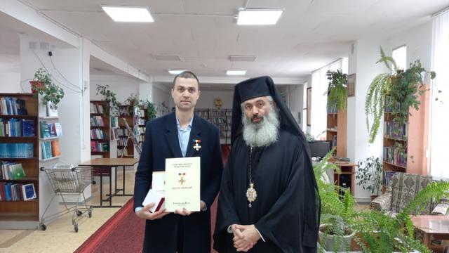 Președintele Asociației Monumentum a primit cea mai înaltă distincție pentru mireni a Episcopiei de Bălți