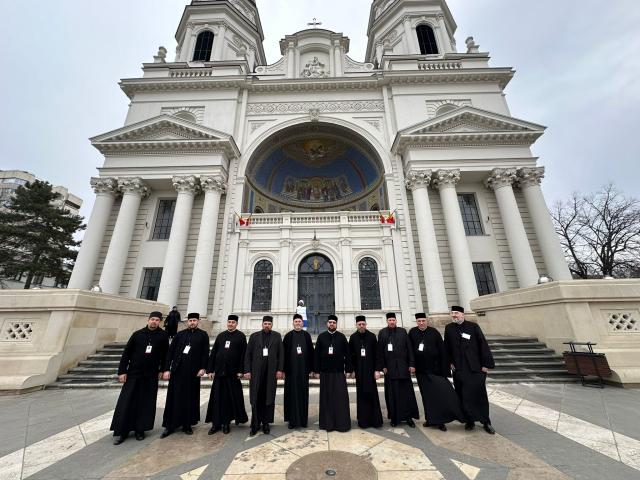 Un grup de preoți din Episcopia Daciei Felix în pelerinaj în Arhiepiscopia Iașilor