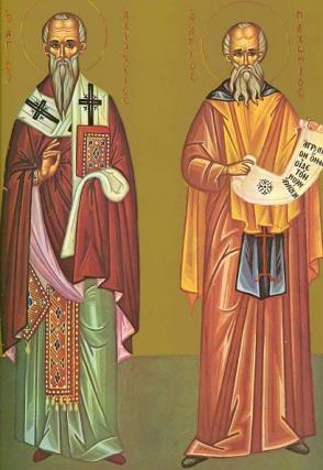 Sfântul Cuvios Pahomie cel Mare și Sfântul Ahile, Episcopul Larisei