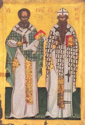 Sfinții Ierarhi Atanasie și Chiril, Arhiepiscopi ai Alexandriei