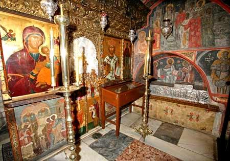 Sfântul Cuvios Hristodul din Patmos - Capela Sfântului de la Mănăstirea Sfântul Ioan Teologul din Insula Patmos