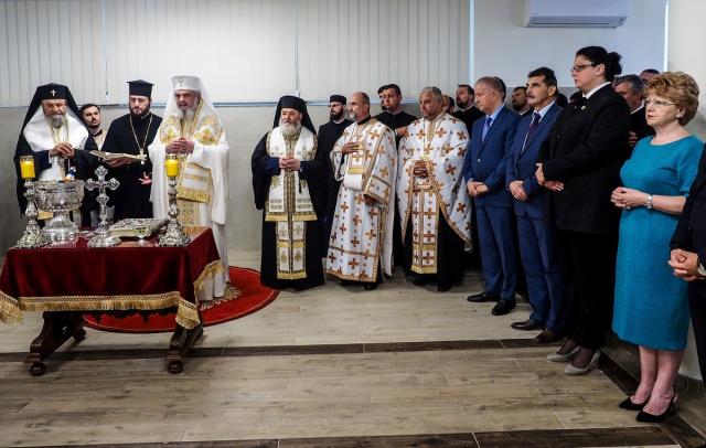 (Foto) Părintele Patriarh Daniel a sfințit Cantina „Sfântul Stelian” a Arhiepiscopiei Sibiului