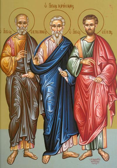 Sfinții Apostoli Silvan, Crescent și Sila