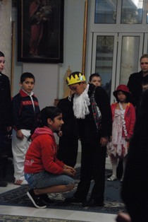 Sceneta „Fiul risipitor“, jucată de copiii Centrului de zi „Sf. Marina“