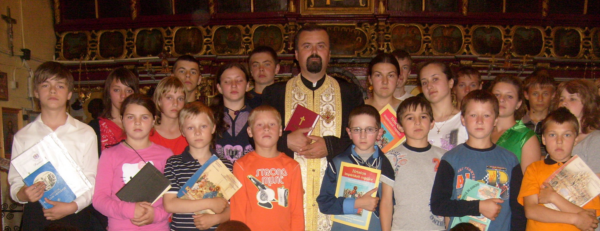 „Hristos împărtășit copiilor” în parohia Rogojești