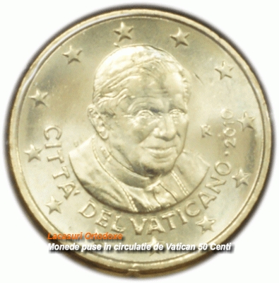 Vaticanul constrâns să pună în circulatie o parte din monedele euro proprii
