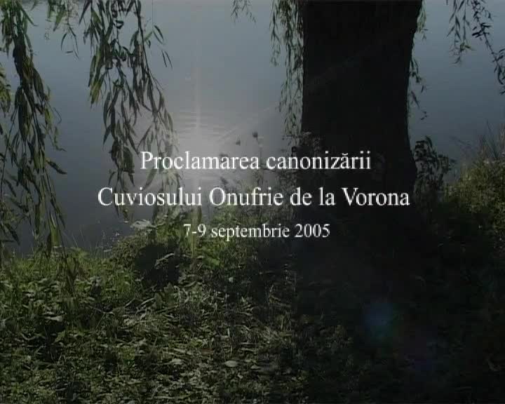 Canonizarea Sfântului Onufrie de la Vorona Canonizarea Sfântului Onufrie de la Vorona