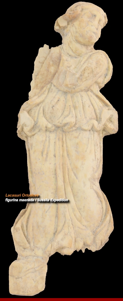 O zeiță și o &quot;maenada&quot; descoperite de arheologi pe malul Marii Galileii, într-o cetate deja creștină