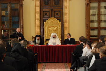 Binecuvântarea studenților teologi la începutul anului universitar