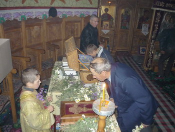 Sfântul Dimitrie cel Nou, serbat în parohia Vorona Nouă Sfântul Dimitrie cel Nou, serbat în parohia Vorona Nouă