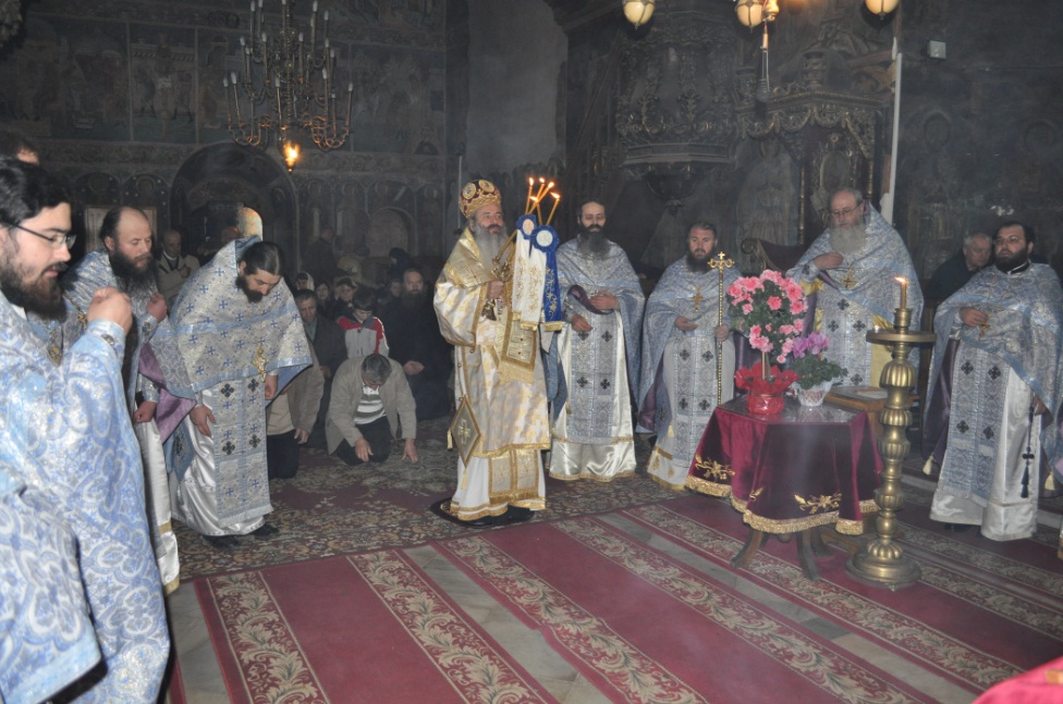 Liturghie arhierească la Mănăstirea Neamț