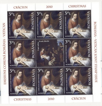 Emisiune de mărci poștale dedicată Nașterii Domnului Emisiune de mărci poștale dedicată Nașterii Domnului