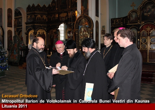 Vizita reprezentanților Bisericii Ortodoxe Ruse în Lituania