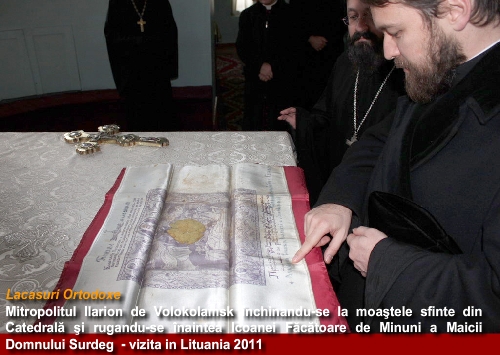 Vizita reprezentanților Bisericii Ortodoxe Ruse în Lituania