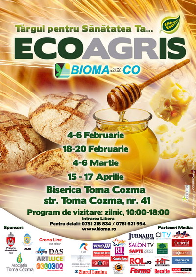 30 de producători la ECOagrIS, ediția a VI-a 30 de producători la ECOagrIS, ediția a VI-a