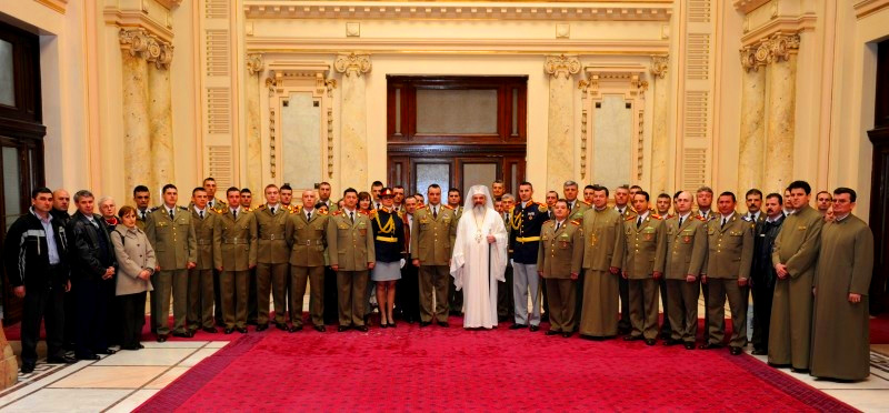 Regimentului 30 Gardă Mihai Viteazul Reprezentanţi ai Regimentului 30 Gardă Mihai Viteazul la Patriarhia Română
