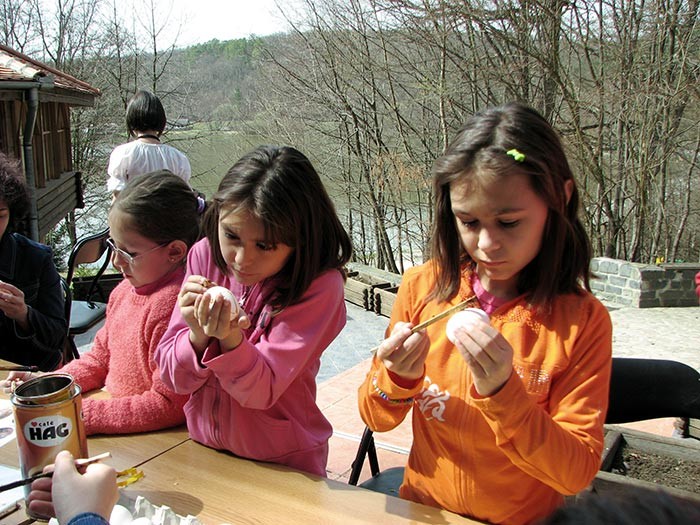 Atelier de încondeiere a ouălor la Sibiu