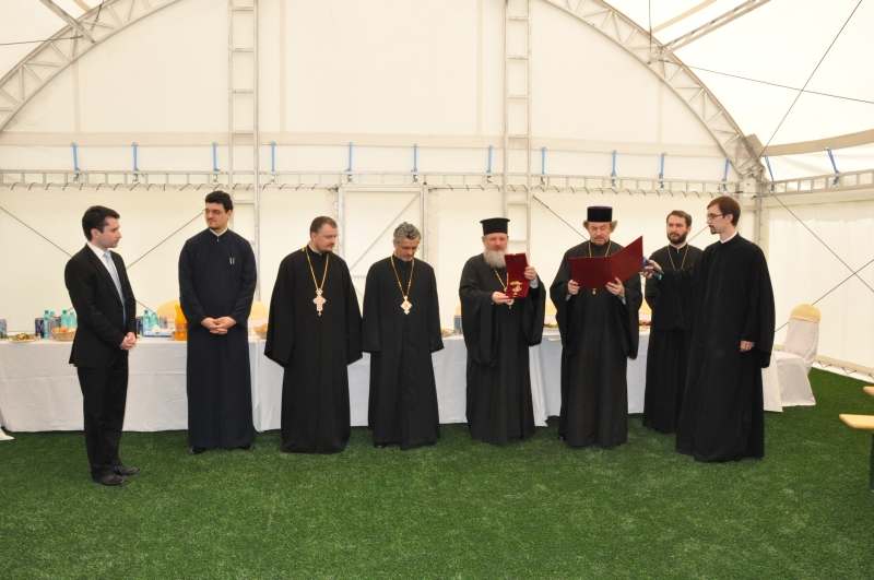 Moment festiv pentru angajaţii Centrului de presă BASILICA