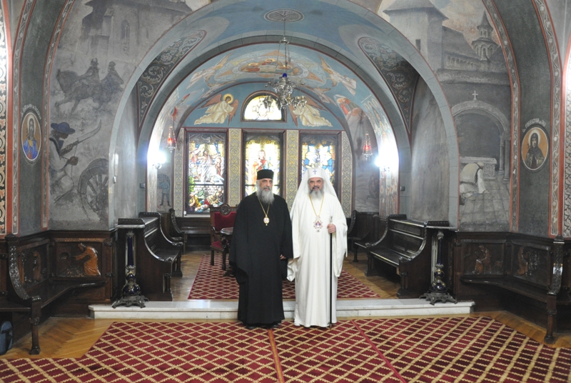 Arhiepiscop georgian în vizită la Patriarhia Română Arhiepiscop georgian în vizită la Patriarhia Română