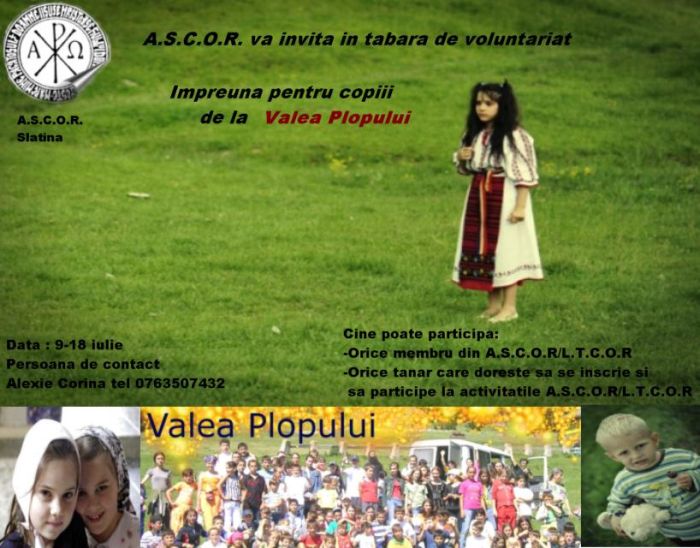 A.S.C.O.R. organizează în această vară mai multe tabere pentru fete şi băieţi A.S.C.O.R. organizează în această vară mai multe tabere pentru fete şi băieţi