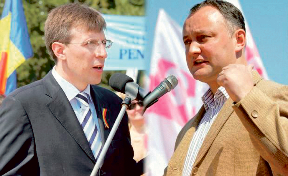 Liberalul Dorin Chirtoacă şi comunistul Igor Dodon Dorin Chirtoacă a câştigat Primăria Chişinău