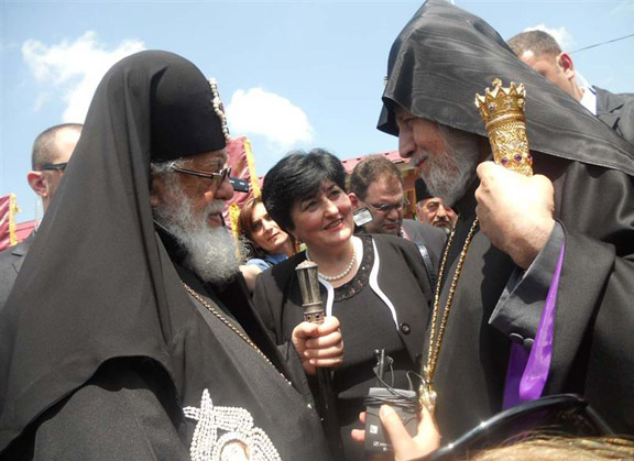 Vizita Catolicos-ului Bisericii Apostolice Armene în Biserica Ortodoxă a Georgiei