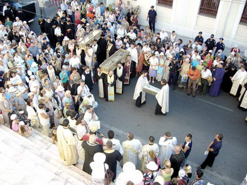 Procesiune cu moaştele Sfântului Pantelimon, la Constanţa