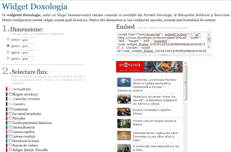 Titlurile din Doxologia pot fi preluate, instantaneu, în orice sait! Titlurile din Doxologia pot fi preluate, instantaneu, în orice sait!