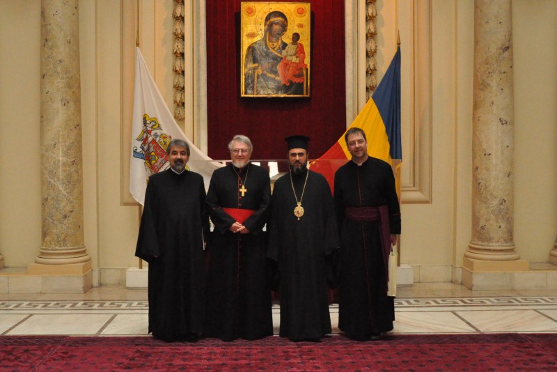 Episcopul de Gibraltar în Europa la Palatul Patriarhiei
