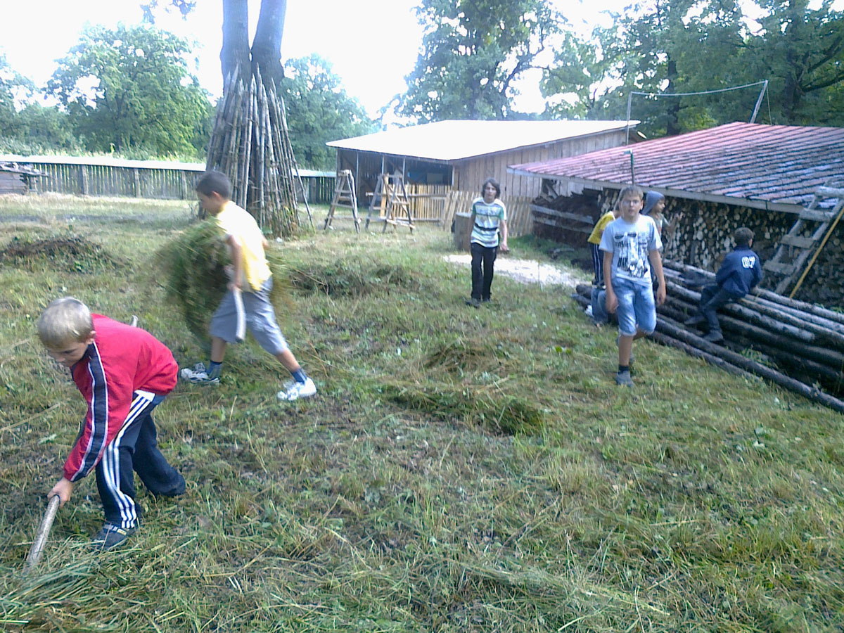 Tabără pentru copii la Schitul Cărbuna