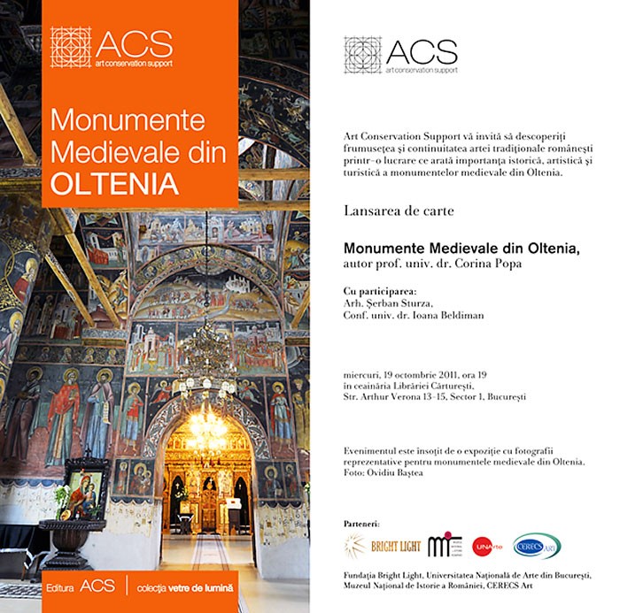 A fost lansată o carte despre monumentele istorice din Oltenia