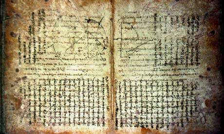 Manuscris cu teoremele lui Arhimede descoperit sub un text liturgic bizantin Manuscris cu teoremele lui Arhimede descoperit sub un text liturgic bizantin