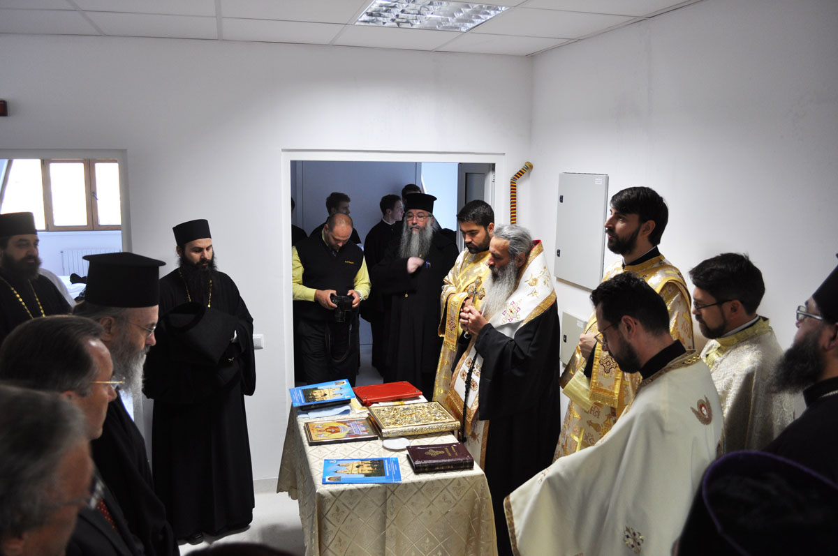 Sfinţirea lucrărilor de extindere a Spitalului „Providenţa“