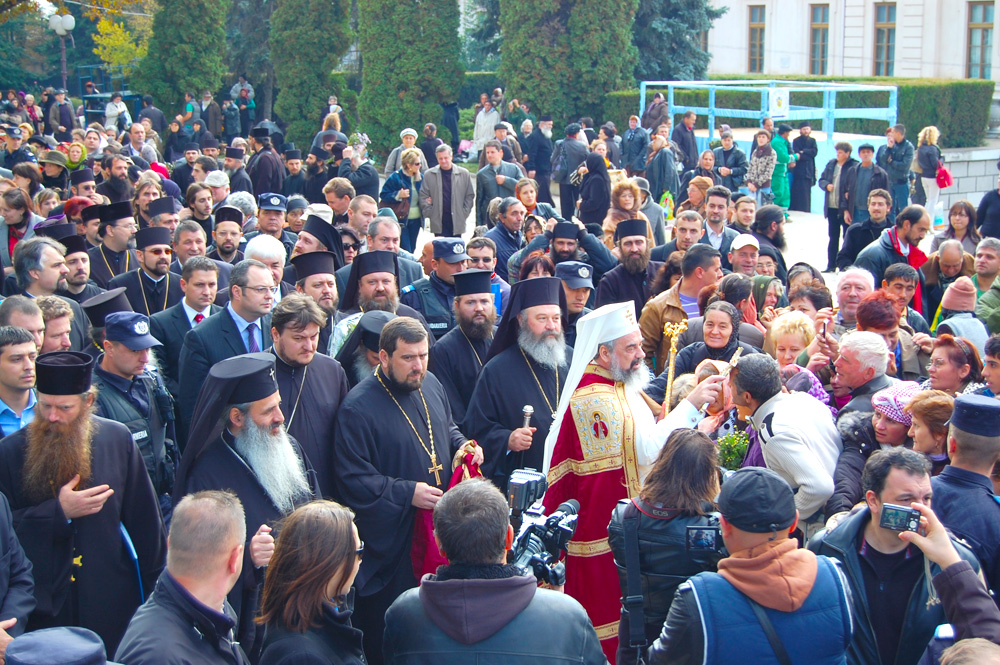 Patriarhul României, primit cu bucurie la Iaşi (2010)