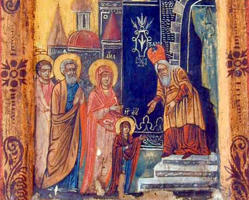 A apărut versiunea bilingvă slavono-franceză a slujbei ortodoxe a Intrării în Biserică a Maicii Domnului