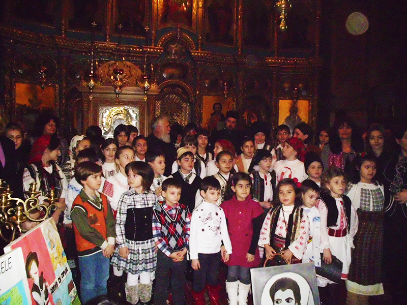 Prevestirea Nașterii Domnului la Biserica unde a cântat Ion Creangă