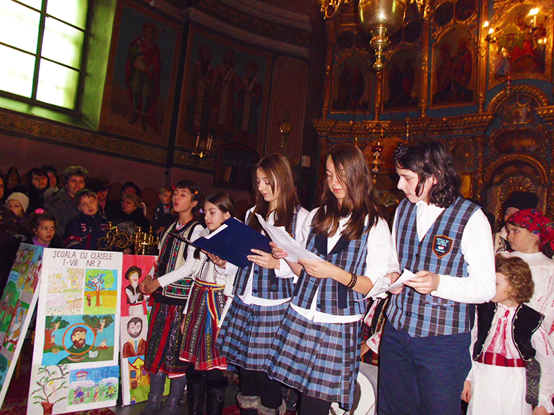 Prevestirea Nașterii Domnului la Biserica unde a cântat Ion Creangă