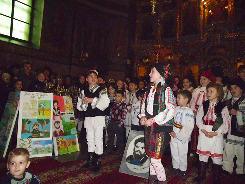 Prevestirea Nașterii Domnului la Biserica unde a cântat Ion Creangă